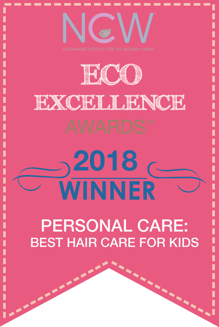 Baja Baby Wins 2018 Eco-Excellence Award Best Kids Hair Care!