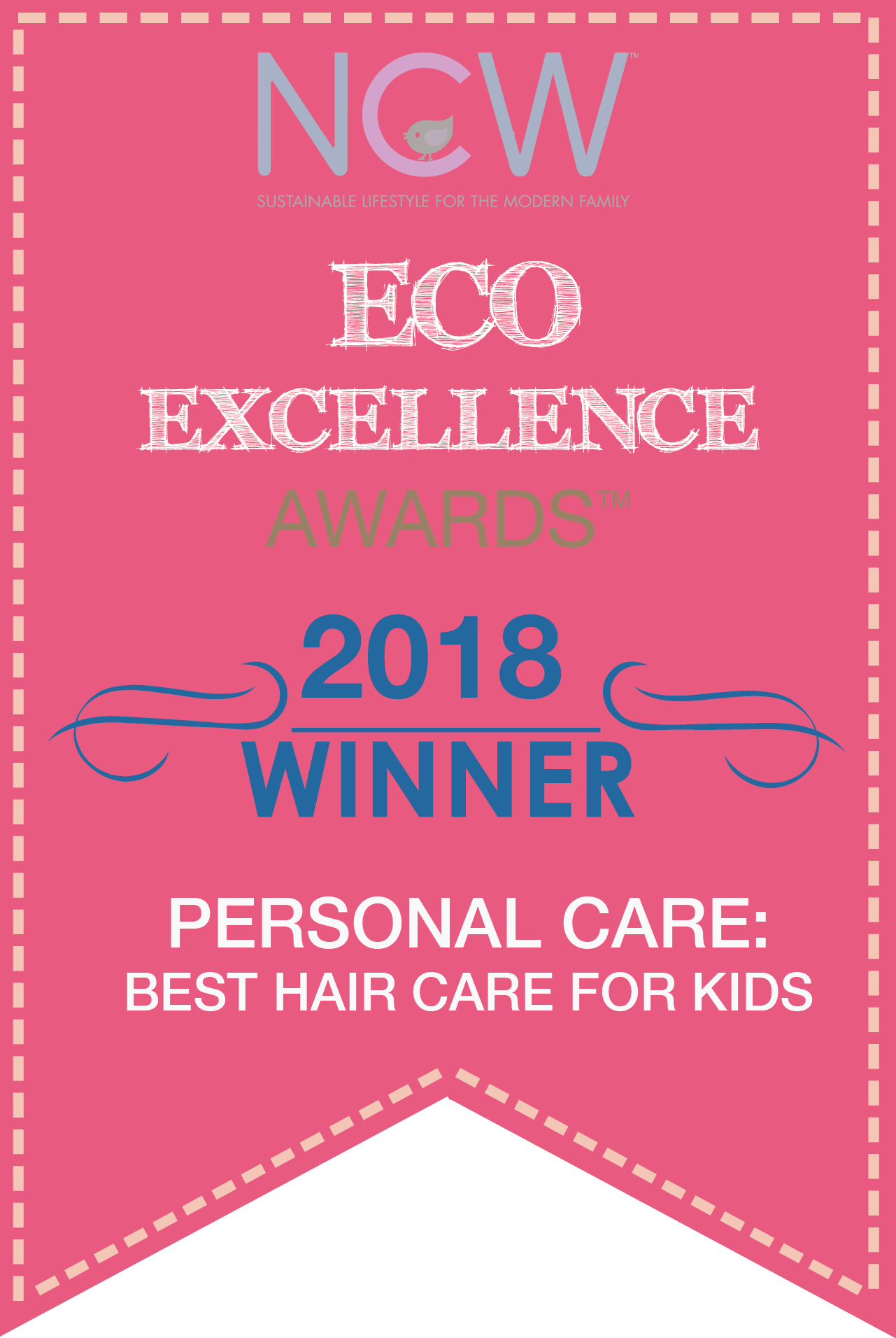 Baja Baby Wins 2018 Eco-Excellence Award Best Kids Hair Care!
