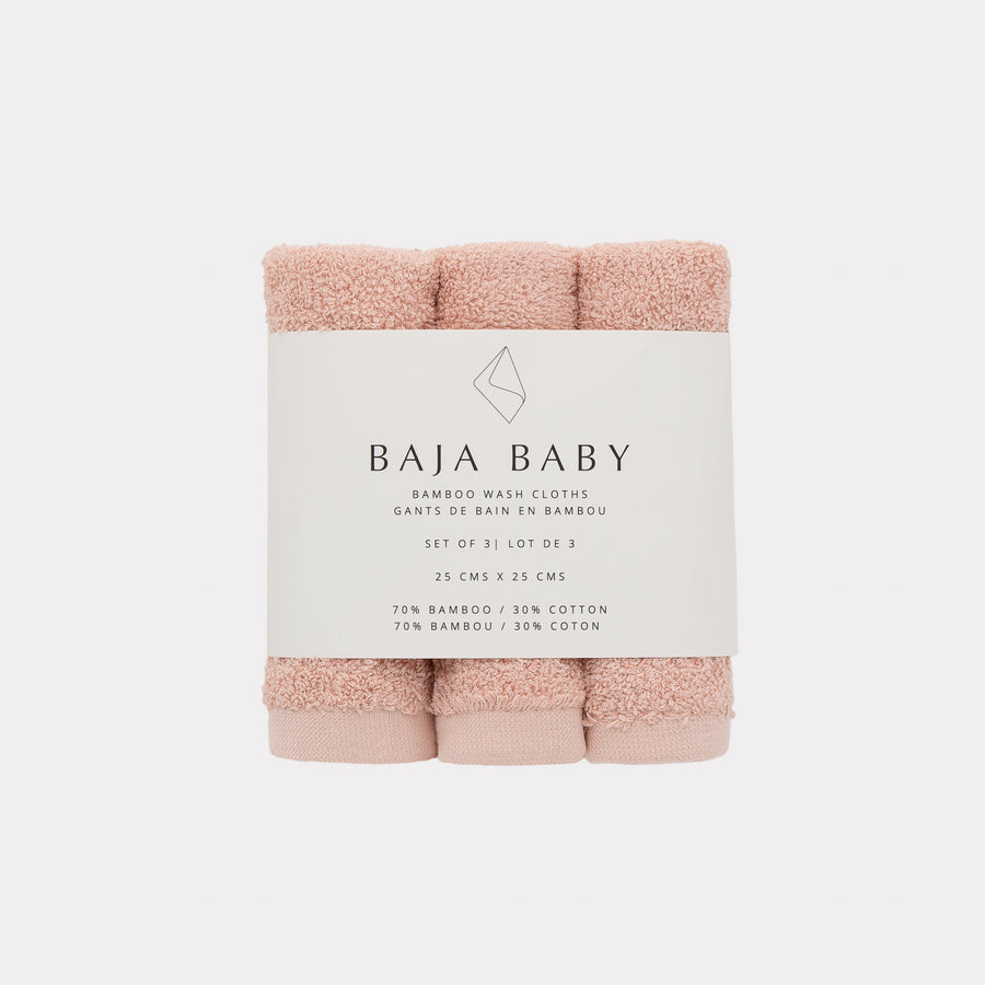 Bamboo/Cotton Wash Cloths | 3 Pack